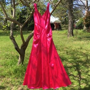 Isabella Hot Pink Prom Dress